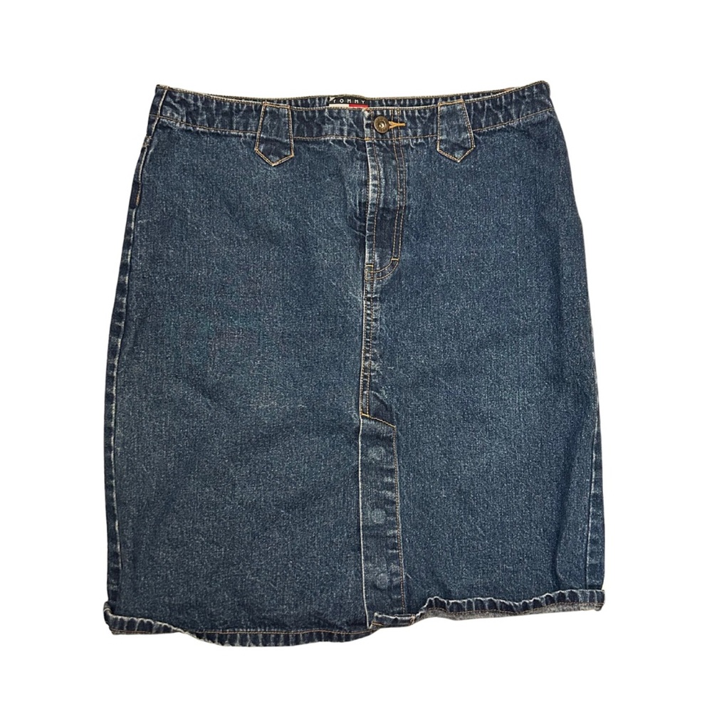 Vintage Tommy Hilfiger Denim Midi Skirt